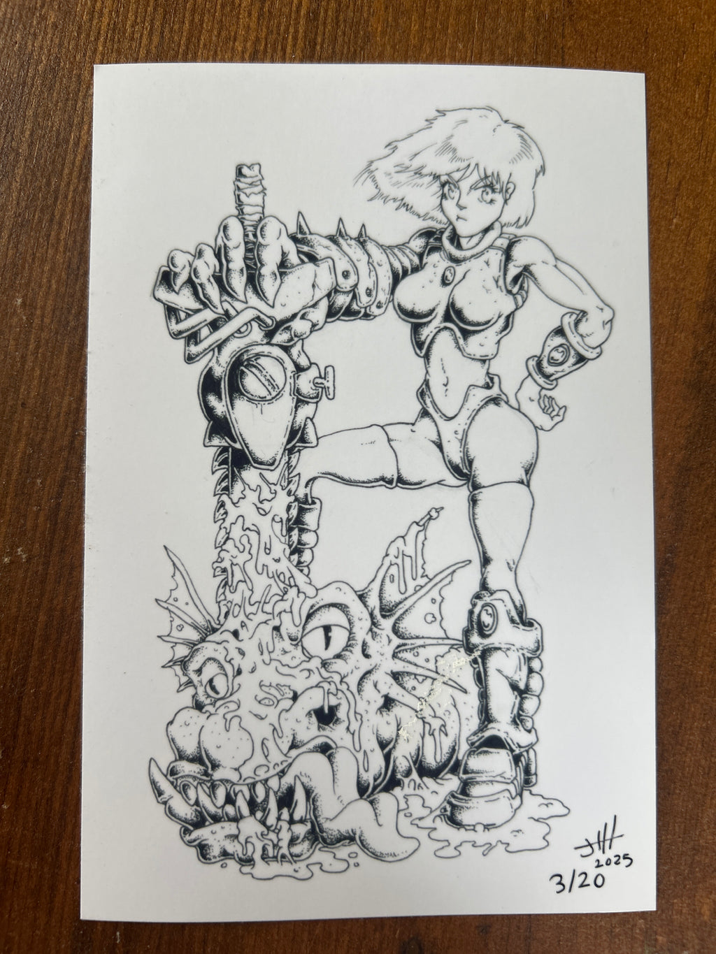 Monster Hunter Molly 4x6 inch Print