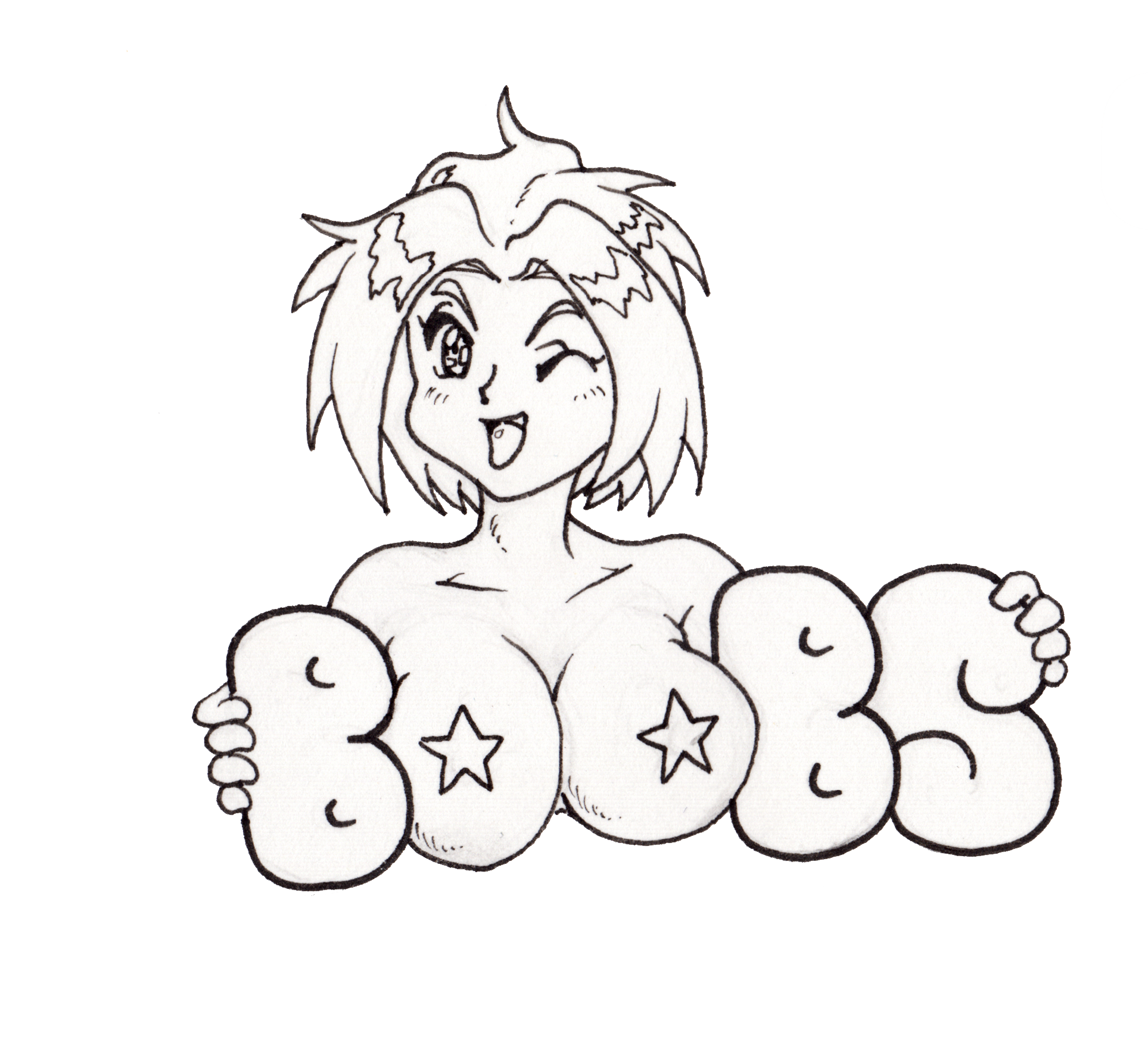 Boooooobs Sticker