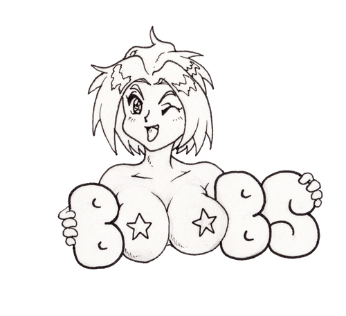 Boooooobs Sticker