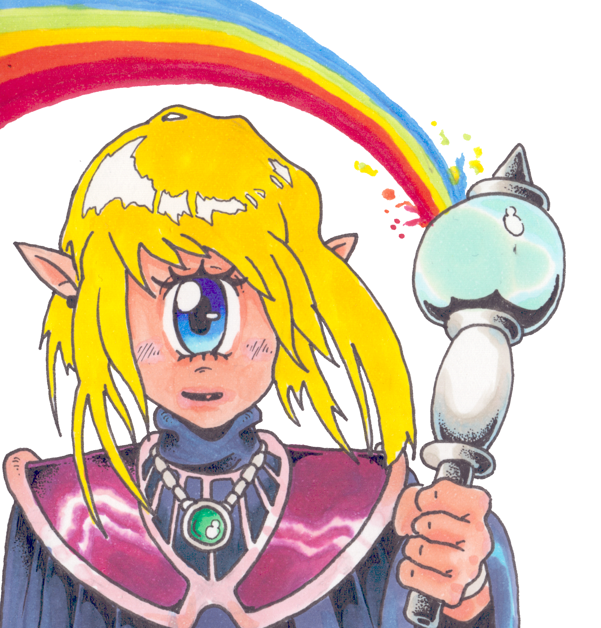 Cyclops Girl Sticker