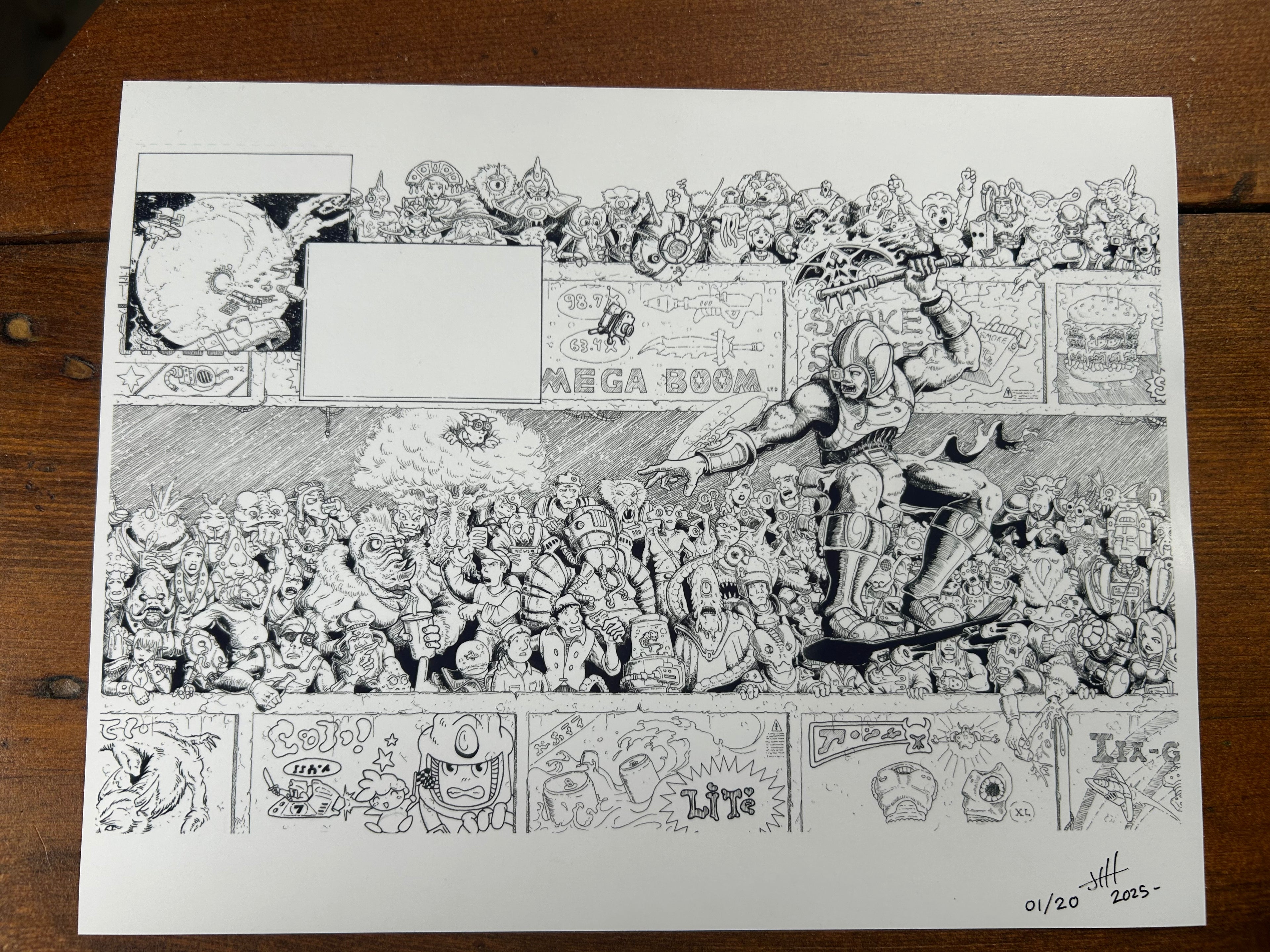 Planet Arena 8.5x11 Print