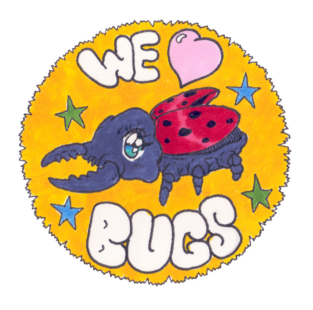 We Love Bugs Sticker
