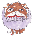 Smokin' Dog Sticker
