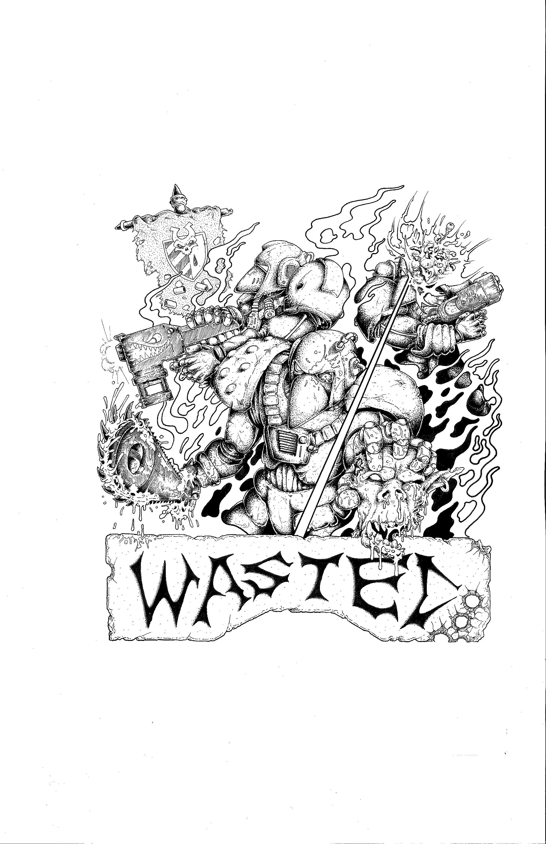 "Wasted" T-shirt