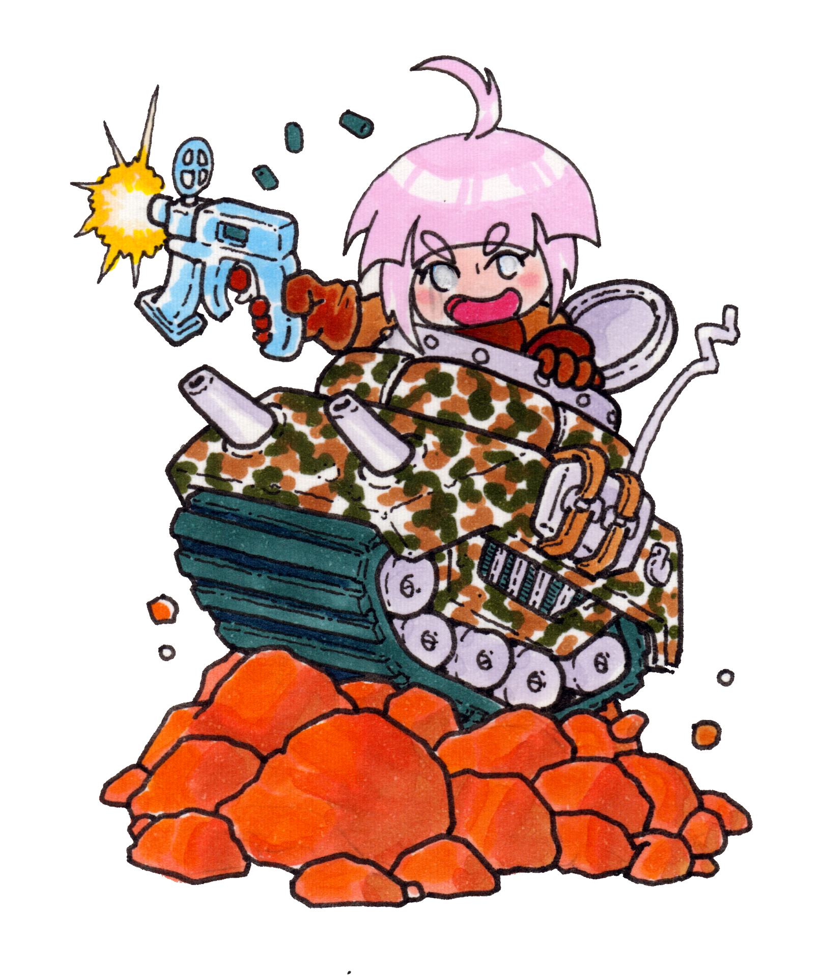 Tank Girl Pnk Sticker